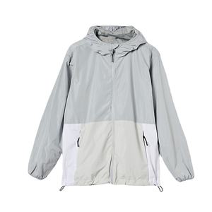 Veste coupe-vent décontractée d'extérieur personnalisée respirante de haute qualité, imperméable, en toile, avec fermeture éclair, légère et fine pour hommes 2026 - Product Image 4