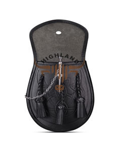 Usine de conception personnalisée de haute qualité fait à la main Sporran vêtements de jour en cuir véritable nouveauté kilt avec le meilleur fournisseur de Sporran - Product Image 4