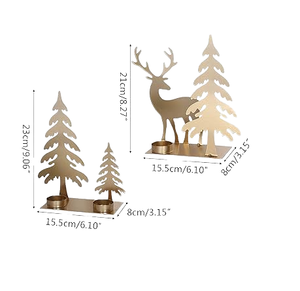 Nouveau Design décor de Noël Ornements Crochet en Fer diwali décoration Bougeoirs Crochet en Fer Lanternes Décorations de Vacances - Product Image 2