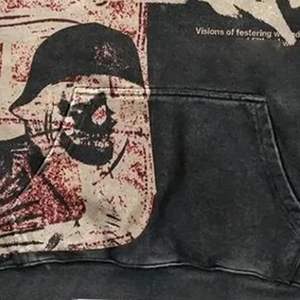 OEM personalizado 100% de alta calidad para hombre gráfico Vintage lavado Sudadera con capucha 100% algodón polar 380 a 420 GSM - Product Image 4