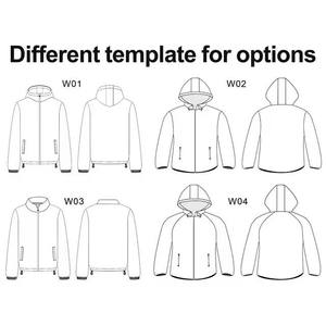 เสื้อแจ็คเก็ตกันลมผู้ชายแบบมีฮู้ด ผ้าโพลีเอสเตอร์ ซิปครึ่งตัว ด้านหน้าแบบแพทช์เวิร์ค สำหรับฤดูใบไม้ร่วง คุณภาพสูง - Product Image 6