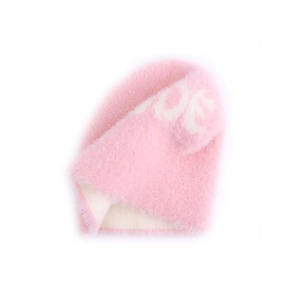 Y2K hiver Mohair tricot Beanie 100% laine solide chaud laine chapeau avec étiquette privée personnalisable pour vêtements de plage - Product Image 5
