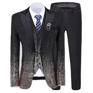 Hot-selling men suit pants Leisure Business prom suits Men's Outfit Three Pieces suit set for men