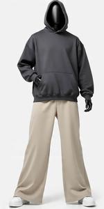 Sweat-shirts personnalisés de haute qualité 420 450 Gsm pour hommes, imprimés, 100% coton, sweat-shirt en polaire, sweat-shirt surdimensionné d'hiver, fabricant de ensembles - Product Image 2