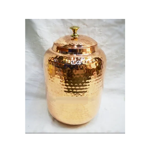 Enfriador de agua de cobre Contenedor de agua Artesanía natural Cobre Agua Electrodomésticos Unique Ho Unique PCs - Product Image 3