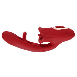 Vibrador con Funciones de Lamido, Golpeteo y Succión para Mujeres - Product Image 1