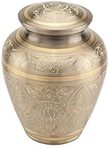 Urne de crémation pour adultes de haute qualité nouvelle conception de loup urne de crémation pour adultes imprimée urne en métal fini brillant pour fournitures funéraires - Product Image 6