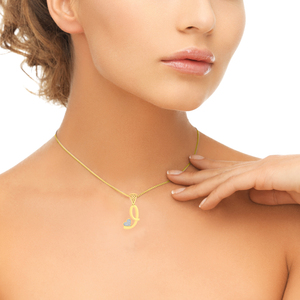 Ishi เพชรหรูหรา18K ทอง I ตัวอักษร Lab ปลูกจี้เพชร - Product Image 4