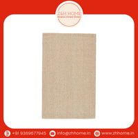 Tapis en jute naturel tissé à la main à poils longs, motif uni, antidérapant, adapté aux animaux domestiques, durable, pour la maison et la prière – Meilleures ventes