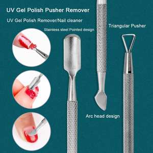 Ensembles de tondeuse à manucure professionnelle outils de pince à cuticules ongles en acier inoxydable peau morte enlèvement des cuticules pince à ongles et ensemble de poussoir - Product Image 4