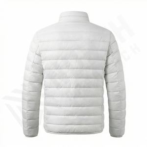 High Street <b>Men's</b> Waterproof Polyester Puffer Jackets Customized Design Hooded <b>Coat</b> OEM Service Thermal Warm <b>Winter</b> Outerwear - Product Image 2