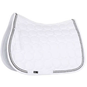 Collection de coussins de selle Euro Cavall 2025 Tapis de selle tout usage blanc Design Quilting Circle - Product Image 1