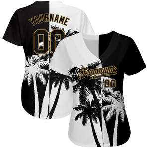Soluciones de camiseta de béisbol para pedidos de equipos, elaboradas para uso durante la temporada con control de humedad de tela transpirable y costuras reforzadas - Product Image 2