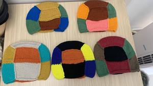 High Quality Winter Plain Dyed Custom <b>Beanie</b> Hat 100% Acrylic Warm Knitted <b>Beanie</b> Custom Logo - Product Image 2