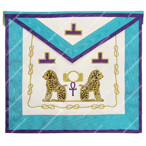 DELANTAL DE MIEMBROS DE LA REAL ORDEN DE ESCOCIA MASÓNICA-DELANTAL DE MASÓN-DELANTAL DE CONSTITUCIÓN INGLESA - Product Image 5