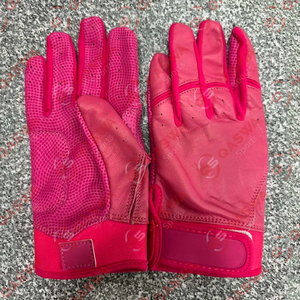 Guantes de Bateo de Béisbol de Cuero de Color Gris de Alta Calidad, Los Mejores Guantes Deportivos de Béisbol - Product Image 5