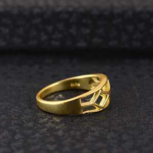 Latest Design Boho Geometric <b>Cross</b> <b>Rings</b> Dainty Brass <b>Rings</b> Women 18K Gold Plated Hollow Pattern Band <b>Ring</b> for Wholesale/OEM/ODM - Product Image 6