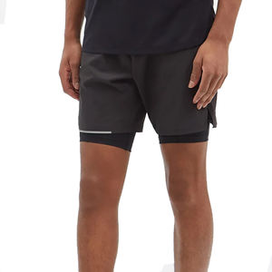 กางเกงขาสั้นผู้ชายสำหรับวิ่งออกกำลังกายน้ำหนักเบาดีไซน์ล่าสุด - Product Image 3