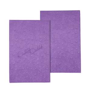 ปกหนังสือเมนูอาหารหนัง PU แบบแข็งพิมพ์โลโก้ตามสั่งสำหรับโรงแรมโรงแรมโรงแรม - Product Image 1