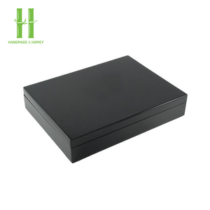 Venta al por mayor mejor precio caja de laca joyería personalizada alto brillo laca regalo de lujo caja de embalaje de joyería de madera OEM de Vietnam - Product Image 4