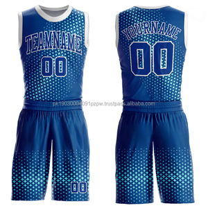 ชุดบาสเก็ตบอลของคุณเองชุดเครื่องแบบบาสเก็ตบอลโพลีเอสเตอร์สไตล์ล่าสุดชุดเครื่องแบบน้ำหนักเบาใส่สบาย - Product Image 4