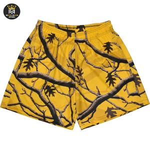 กางเกงวิ่งออกกำลังกายของผู้ชายกางเกงขาสั้นพิมพ์ลายพิมพ์ซับลิเมชันสำหรับใส่เล่นกีฬา - Product Image 1