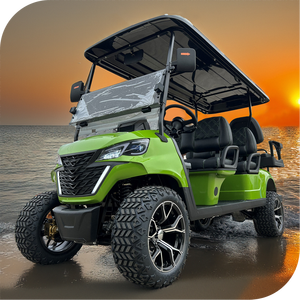 รถกอล์ฟไฟฟ้าหรูหรารถกอล์ฟแบตเตอรี่ลิเธียม36V 4 + 2ที่นั่ง - Product Image 4