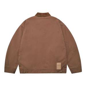 Veste bomber en laine et polyester en gros, respirante, écologique, coupe-vent, séchage rapide, veste de travail pour hommes, nouvelle collection hiver 2023 - Product Image 2