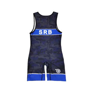 2025 Singlets de lutte personnalisés pour hommes All Sublimation Experience Gear Kimono De Jiu Jitsu Youth Singlet avec fonction extensible - Product Image 2
