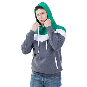 Wholesale High Quality Custom Men <b>Hoodies</b> Solid Color Men Hoodie Casual Wear Hooded Pullover basics Hoodie - Product Image 4