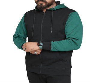 Wholesale Custom Men Winter Fleece Zipper Hoodie <b>Full</b> <b>Zip</b> <b>Sweatshirt</b> Sports Casual Hooded Jacket Gym Training Streetwear Hoodies - Product Image 1