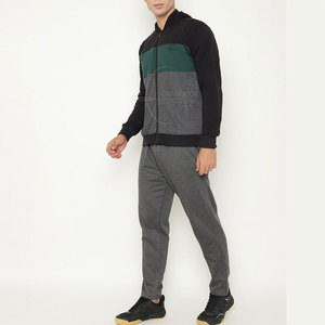 Survêtement en polaire pour hommes de la meilleure qualité pour l'hiver motif solide grande taille prix de gros - Product Image 4