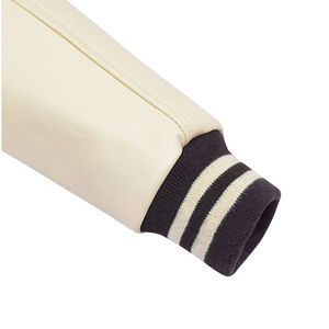 Vente en gros 2026 – Blousons universitaires personnalisés en toile à col montant pour hommes avec broderies de baseball – Production OEM hiver - Product Image 5