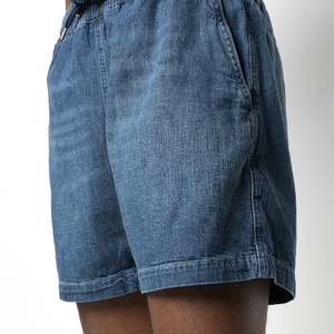 Vente en gros 2025 Short d'entraînement en denim stretch 100% coton pour homme Qualité supérieure Meilleur prix Couleur unie Style High Street - Product Image 4