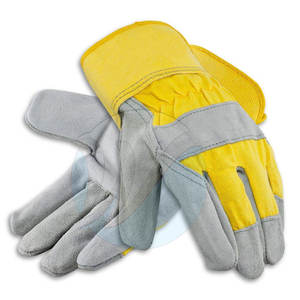 Doigt complet Gants de sécurité en gros Gants de sécurité respirants Gants de sécurité en cuir durable - Product Image 1