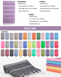 ผ้าขนหนูชายหาด DAFNI BIG PAZAR สีม่วง ลายก้างปลา พิมพ์ลาย ผ้าเทอร์รี่ ผ้าฝ้าย ซักได้ พร้อมพู่สีขาว น้ำหนักปานกลาง HDPE - Product Image 4