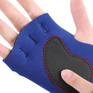 <b>Half</b> Finger Lightweight Polyester Gym Fitness Gloves Adjustable Wrist Strap Non <b>Slip</b> Breathable Training Weight Lifting Unisex - Product Image 5