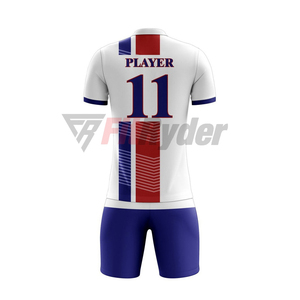 ชุดเสื้อฟุตบอลพร้อมกางเกงขาสั้น พิมพ์ลายแบบ Sublimation เต็มตัว พร้อมโลโก้สั่งทำ ชุดฝึกซ้อม ตัดเย็บอัตโนมัติ สำหรับสโมสรและทีม 100% - Product Image 5