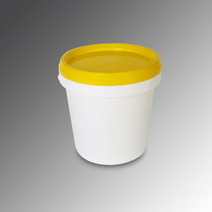 Cubo de Pintura de Plástico PP Redondo de Color Personalizado Folin de 1 Litro, 122x108x126 mm, Transparente, Certificado ISO 9001:2015, Logotipo Personalizado - Product Image 4