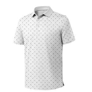 Unisex personalizado para camisetas 100% poliéster antiarrugas patrón sólido tejido de punto al por mayor manga corta Camisa en blanco para - Product Image 1