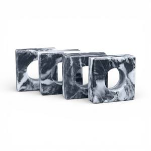 Anillo para Servilletas de Mármol Rojo Intenso con Vetas Intrincadas para una Decoración de Mesa de Comedor Premium Única - Product Image 6