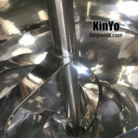 Mélangeur vertical de précision pour poudres alimentaires avec moteur et boîte de vitesses pour fructose, xylitol, érythritol, type ruban en acier inoxydable