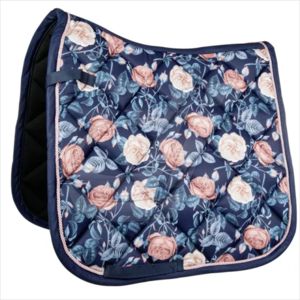 Coussinets de selle d'équitation tous usages, décoratifs et élégants, imprimés fleuris, pour siège de cheval - Product Image 1