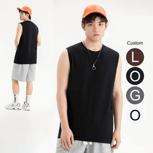 Camiseta sin mangas con logotipo personalizado para hombre 2022, Camiseta deportiva sin mangas para Fitness, chaleco transpirable para entrenamiento y gimnasio, camiseta sin mangas para hombre - Product Image 6