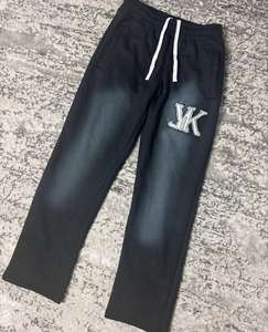 Fabricación profesional 100% chándal de algodón para hombres de alta calidad cómodo invierno impreso chándales Sunfade bordado - Product Image 4