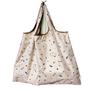 Sac de transport pliable grand format imperméable et écologique, sac de rangement, sac de shopping, sac en tissu, grande capacité, sac de supermarché - Product Image 3