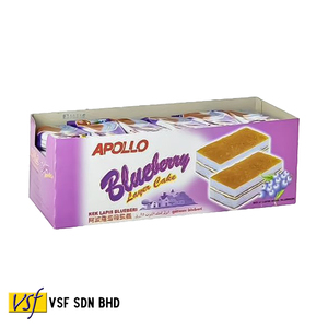 เค้กเลเยอร์ Apollo-บลูเบอร์รี่18กรัม X 24ชิ้น X 12กล่อง/18กรัม x 8ชิ้น X 36กล่อง - Product Image 1