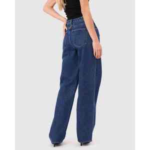 Venta al por mayor de ropa personalizada para mujer, ropa informal, pantalones vaqueros para mujer, la mejor calidad, ropa de otoño e invierno, pantalones vaqueros - Product Image 3