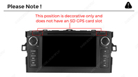 MEKEDE Android voiture multimédia stéréo GPS Navigation voiture-play unité principale pour 7 pouces Toyota Corolla Auris E150 2006-2012