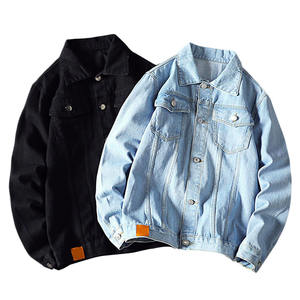 Chaqueta vaquera personalizada de alta calidad para hombre, chaqueta vaquera de trabajo, ropa de calle, chaqueta vaquera bordada de algodón para hombre - Product Image 5